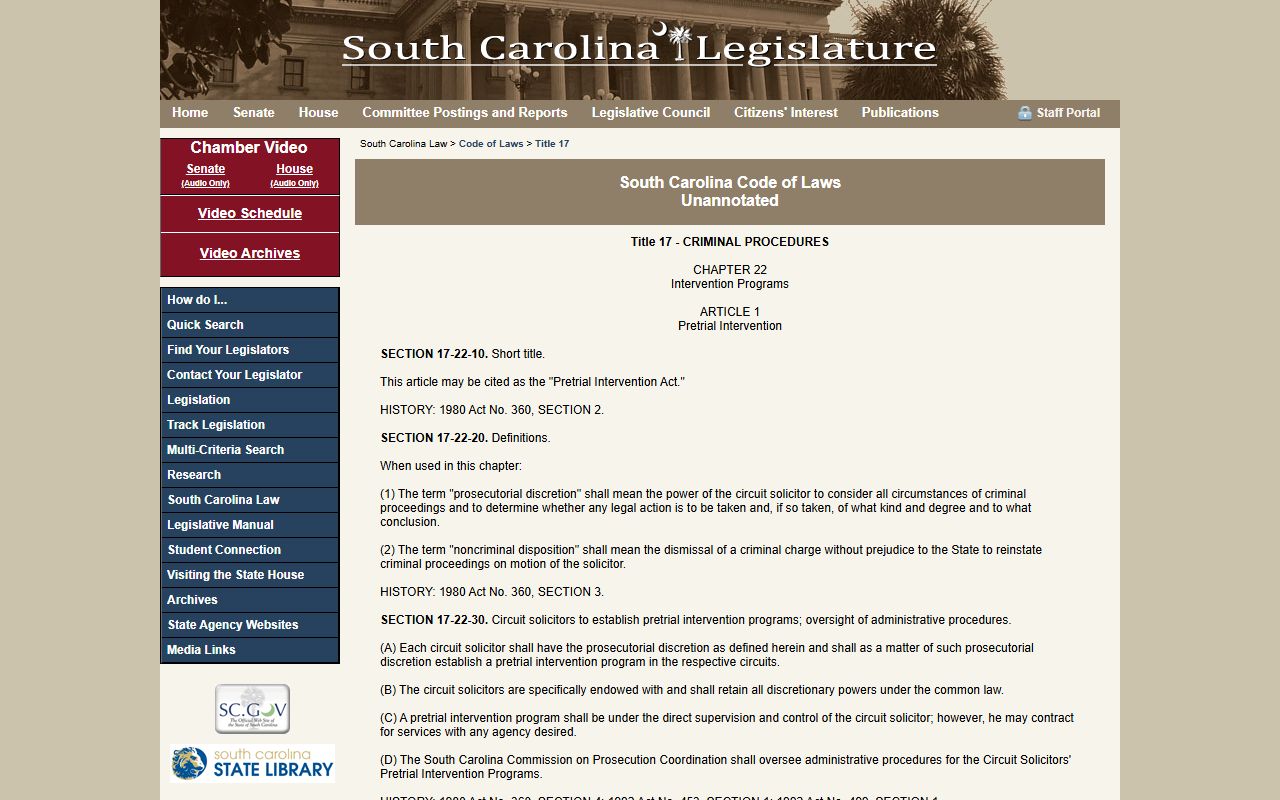 South Carolina expungement statutes for criminal record access