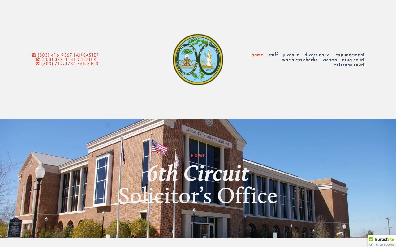 Chester County court dockets Sixth Circuit Solicitor homepage