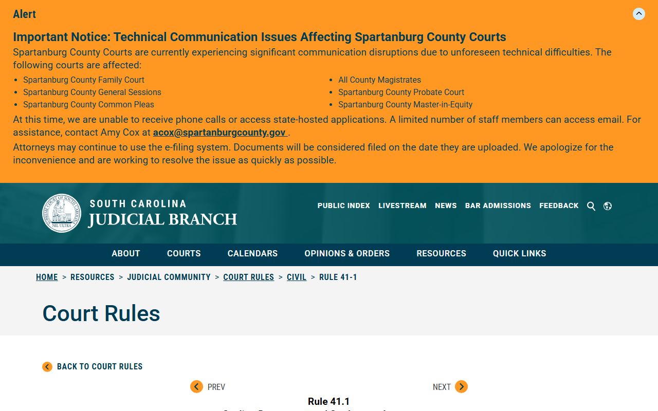 Chester County court records Rule 41.1 sealing source