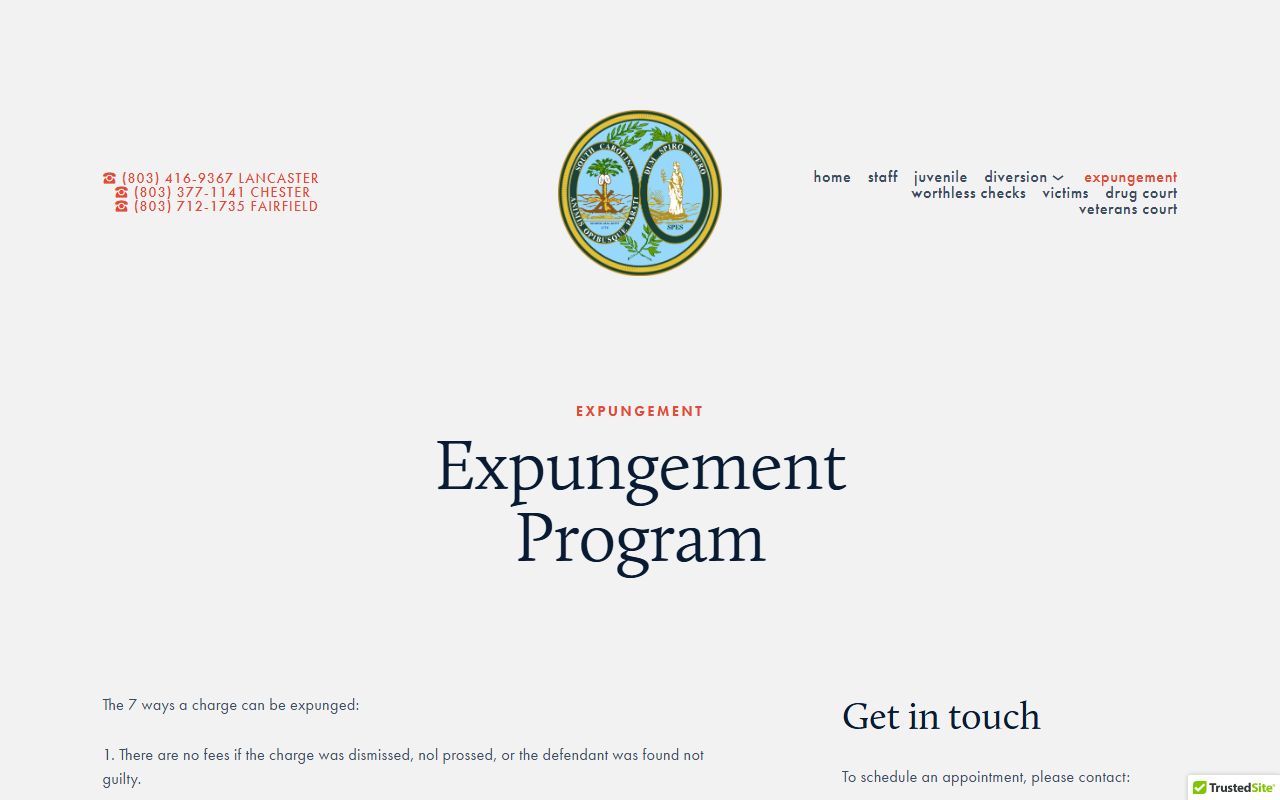 Chester County criminal court records Sixth Circuit expungement process