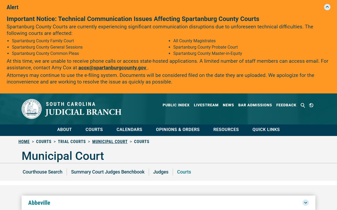 Chester County Court records municipal court directory